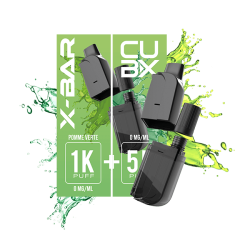 CUBX 2 Pods – Pomme Verte