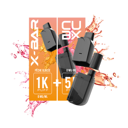 CUBX 2 Pods – Peach Ice